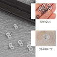 thumbnail image 3 of Minkissy 10Pcs Fasteners Hardware 8Figure Connectors Stainless Steel for Secure Connection in Industrial Use, 3 of 8