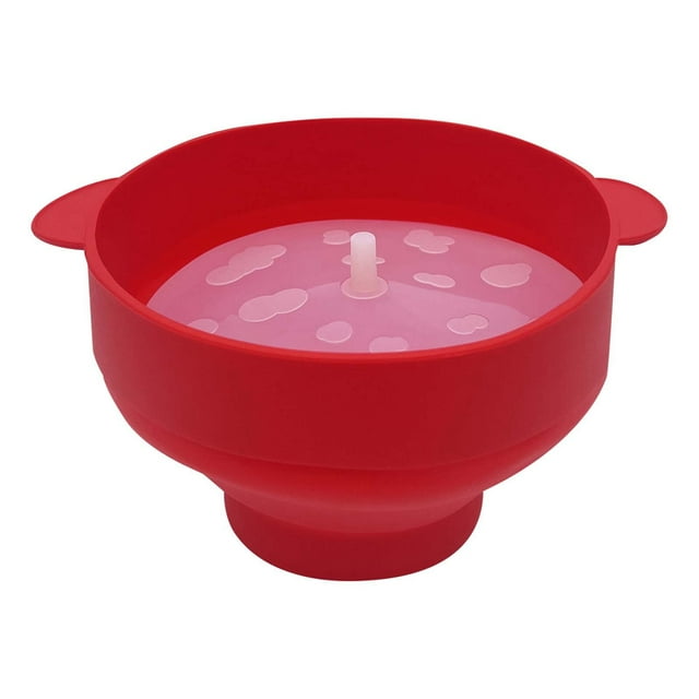 Palomitas de maíz para microondas de silicona | Bol para hacer palomitas en el microondas | No requiere aceite, ideal para el hogar