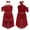 Burgundy, variant on Ballet Skirted Leotard for Girls Halter Lyrical Dance Dress Figure Ice Skating Ballroom Dancewear Hot Pink 6