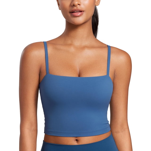 Top Deportivo Crop Largo Butterluxe CRZ YOGA Azul XS