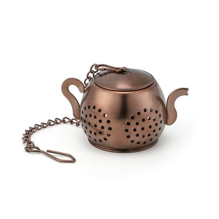 

3Pcs Stainless Tea Strainer Chain Hook Reusable Washable Teabag Infuser Kitchen Teahouse Filter Teaware Accessories Dark Rose Gold