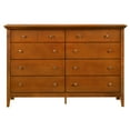 thumbnail image 3 of Glory Furniture Hammond 8 Drawer Dresser in Oak, 3 of 5