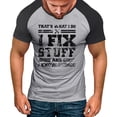 thumbnail image 1 of T Shirt Men Male Summer Fasten 3D Digital Printing Raglan Sleeved Short Sleeved Top Men Shirts Dark Gray M, 1 of 3
