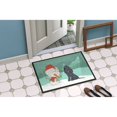thumbnail image 4 of Carolines Treasures CK2070MAT Black Spaniel Snowman Christmas Door Mat Indoor Rug or Outdoor Welcome Mat 18x27 Doormat, 4 of 4