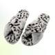 thumbnail image 4 of Pantuflas de leopardo con estampado de cruz gris para mujer, suaves y cálidas, para otoño e invierno (talla 36-37), 4 of 8