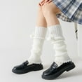 thumbnail image 3 of Leg Warmers Kawaii Goth Stacked Leg Warmer of Japanese Style for Women 80s Party Sports Y2k Fashion, 3 of 8