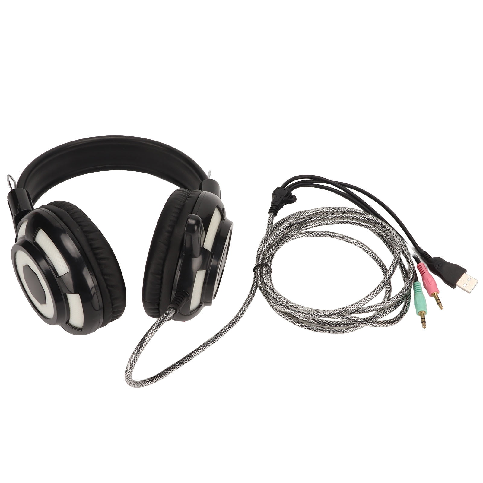 Gaming Headset, 3.5mm Gaming Headphones Omnidirectional Plug And Play
