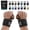 Black, variant on Modvel Adjustable Wrist Wraps – Thick, Breathable Support Straps for Wrist Stability, Comfort & Grip – for Weight Training – Green (2-Pack)
