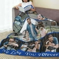 thumbnail image 4 of Custom Blanket with Text Photos,Personalized Customized Picture Blankets for Grandpa Grandma Christmas Mother Father Day Birthday Gifts 9 Photos Collage 4 Sizes, 4 of 6