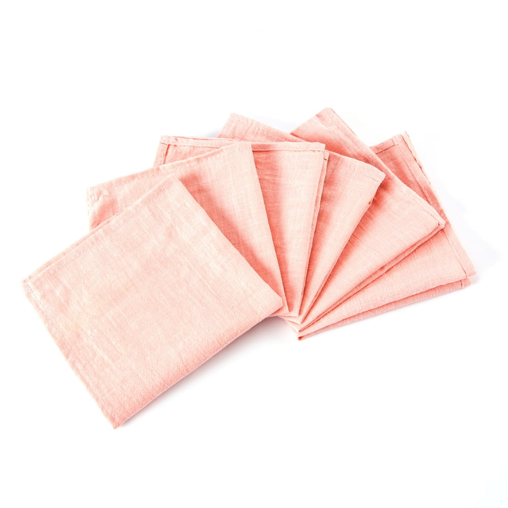 Pink Cloth Napkins, Cotton Napkins, Calico Fabric Napkins, Lunchbag