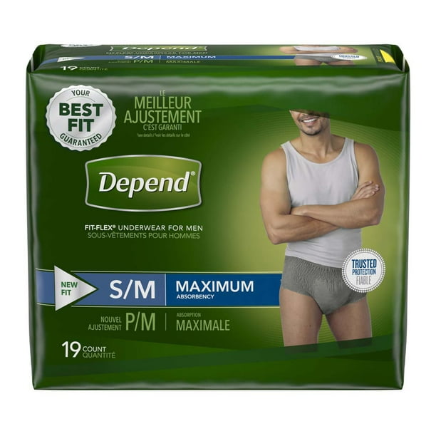 Depend Fit-Flex - Depend FIT-FLEX Adult Underwear Pull On Small ...