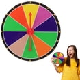 thumbnail image 2 of FEIJIBA DIY Prize Wheel Game Prop Red Pointer Wheel For Parties Education Trade Shows Portable Wall For Family Gatherings Punishment, 2 of 5