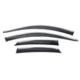 thumbnail image 2 of Window Visor Compatible with 2015-2021 Lexus NX200t NX300 NX300h AZ10, Injection Polycarbonate with Chrome Trim Rain Guard Wind Deflector 4PCS by IKON MOTORSPORTS, 2016 2017 2018 2019 2020, 2 of 4