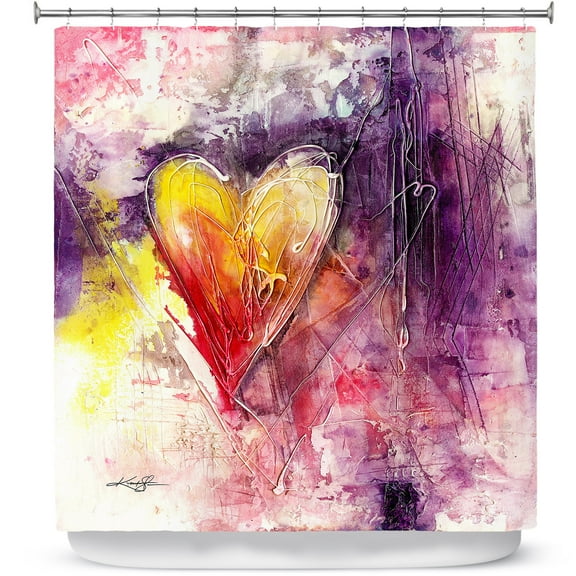 Shower Curtains 70" x 84" from DiaNoche Designs by Kathy Stanion - Journey of the Heart 3
