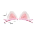 thumbnail image 6 of Eoperou 1 Pair Attractive Hair Pin Fine Workmanship Colorful Cats Ears Shape Headwear Clip for Daily, 6 of 8