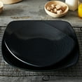 thumbnail image 7 of Noritake Colorscapes BoB Swirl (Black on Black) Set of 4 Square Dinner Plates, 7 of 7
