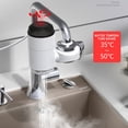 thumbnail image 5 of Wovilon 110V Hot Water Heater 5.1", Faucet Instant Tankless Electric Kitchen Bathroom Fast Heating Tap Water Faucet with Led Digital Display, 5 of 10