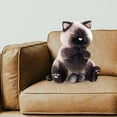 thumbnail image 4 of HILABEE Toy Stuffed Animal Kitten Siamese Cats for Home Decoration 50cm, 4 of 6