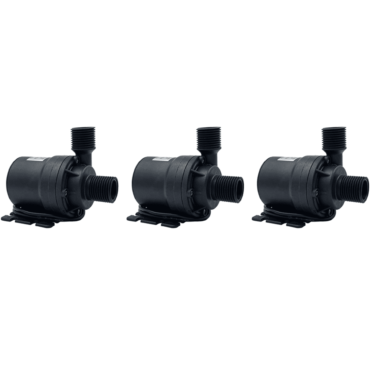 3X 1000L/H 8M DC 12V Home Portable Brushless Motor Submersible Water Pump for Cooling System Fountains Heater Mini