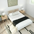 thumbnail image 6 of Plank+Beam Scandinavian Full Size Bed Frame with Headboard, Solid Wood  Platform Bed for Adults, 6 of 8