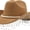 Khaki, variant on Guvpev Cowboy Hat for Women's - Fashionable Party Dress Up Accessories, Rhinestone Tassels Western Hats for Halloween Cosplay, Festival, Carnival, Music Concert, Wedding & Holiday Celebration