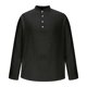thumbnail image 3 of pstuiky manga larga para hombre, Camisa básica de manga larga para hombre, semiabierta, con cuello alto, botones, informal, holgada, a rayas, de manga larga Tops de hombre m, 3 of 6