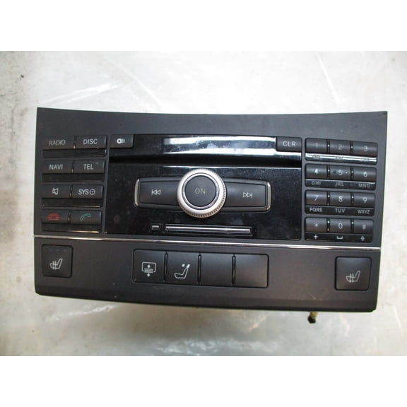 Pre-Owned 10 11 Mercedes E350 E550 Navigation Radio Receiver Head Unit High OEM LKQ - Verify Specific Vehicle Fitment In Description - (Good)