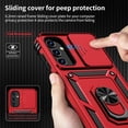 thumbnail image 3 of for Samsung Galaxy A25 5G Case with Camera Lens Cover, HD Screen Protector, 10 FT Military Grade Drop Protection, Magnetic Ring Holder Kickstand Protective Phone Case for Galaxy A25 5G, Red, 3 of 12