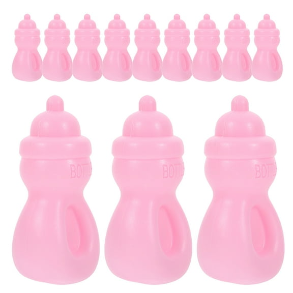Milisten 12-Piece Bottle Toy Set for Kids, Realistic Miniature Doll Accessories and Decorative Play Items