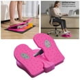thumbnail image 2 of Portable Under Desk Stepper with Ergonomic Pedals and 100N Resistance for Seated Exercise Hot Pink, 2 of 6