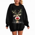 thumbnail image 6 of Towmus Christmas Sequins Sweatshirts Women Merry and Bright Christmas Crewneck Shirts Xmas Holiday Long Sleeve Pullover Tops, 6 of 6