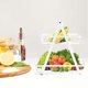thumbnail image 5 of Portafrutas portátil cesta de pan desmontable de 2 niveles, 5 of 9