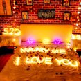 thumbnail image 2 of Volkmi Neon light luminous word LED letter light English battery box USB double use letter: P, 2 of 9