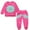 Rose Red, variant on KYAIGUO Kids Toddler Loose Long Sleeve T Shirts Outfits for Girls Floral Print Sweatshirt and Sweatpants Spring Fall Suit Pullover Sweatshirt Tracksuit Set 1-6Y