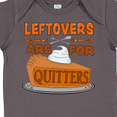 thumbnail image 4 of Inktastic Leftovers Are for Quitters with Pumpkin Pie Boys or Girls Baby Bodysuit, 4 of 5