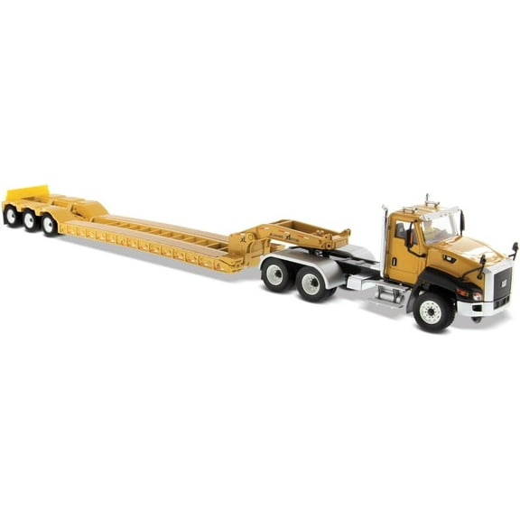 1/50 Caterpillar CT660 Highway Truck with Lowboy Trailer 85503