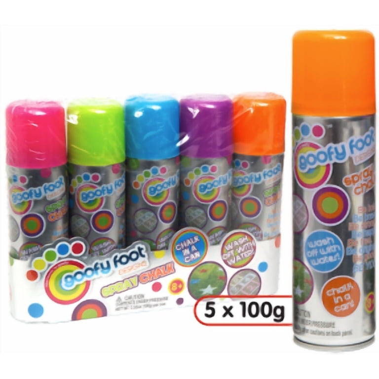 Goofy Foot Designs 5 Pack Spray Chalk - Walmart.com