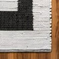 thumbnail image 6 of Unique Loom Chindi Jute Collection Area Rug (2' 7" x 10' Runner White and Black/Black), 6 of 7