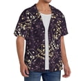 thumbnail image 3 of Disketp Men's Hawaiian Dice Print Shirts Button Down Holiday Beach Shirts-Large, 3 of 5