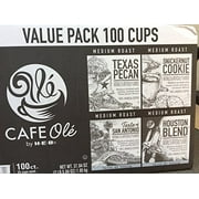 100 cups- Cafe Ole Value Pack-Texas Pecan, San Antonio, Houston, and Snickernut--100 cups