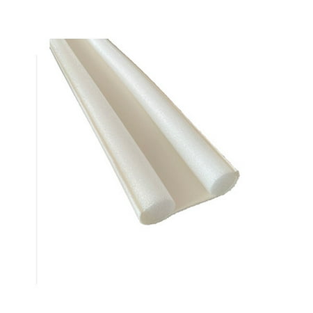 

Window And Door EVA Wind Dust Sealer Stopper Door Weatherstrip Guard White 93x10cm