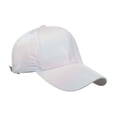 thumbnail image 6 of ZHENHONG Womens and Mens Baseball Caps Fashion Sport Striped Breathable Beach Sun Hat Casual Gradient Visor Hat White, 6 of 8