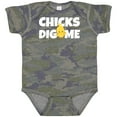 thumbnail image 3 of Inktastic Chicks Dig Me Boys Baby Bodysuit, 3 of 5