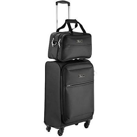 Cabin Max Copenhagen Business Hand Luggage Set - Trolley Suitcase 55x40x20cm (Best Cabin Luggage Suitcase)