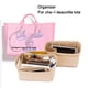 thumbnail image 2 of Organizador de bolsa de fieltro con inserto para bolso de mano CC Deauville, forro con funda para iPad, bolsa de maquillaje para mujer, bolsas interiores, 2 of 5