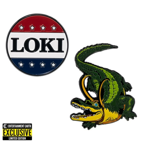 SS: Pins (Marvel), Loki President   Alligator (2-Pack) (EE) Exclusive