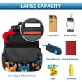 thumbnail image 5 of Cat Adjustable Shoulder Strap Beach Backpack with Large Capacity, Printed Design, Lightweight, 5 of 6