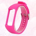 thumbnail image 3 of 1 pieza de correa de reloj inteligente de silicona de repuesto para pulsera inteligente compatible con Polar A360 / A370 (Rosy), 3 of 5