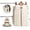 2503 Beige, variant on Women Men Travel Backpack W/ USB Charging Port,Personal Item Bag Airline Approved,Anti-Theft Water Resistant Rucksacks Fit 14" Laptop,Lightweight Casual Daypack for College School Business