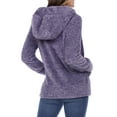 thumbnail image 3 of White Mark Women's Hooded Sherpa Jacket, 3 of 5